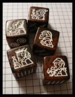 Dice : Dice - CDG - Dragon Dice - Rare Lava Elves